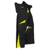 Dassy Kalama Softshelljas Zwart/Fluogeel
