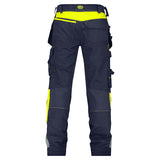 Dassy Shanghai Werkbroek Nachtblauw/Fluogeel