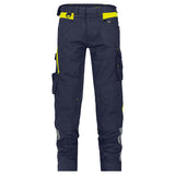 Dassy Canton Werkbroek Nachtblauw/Fluogeel