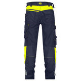 Dassy Canton Werkbroek Nachtblauw/Fluogeel